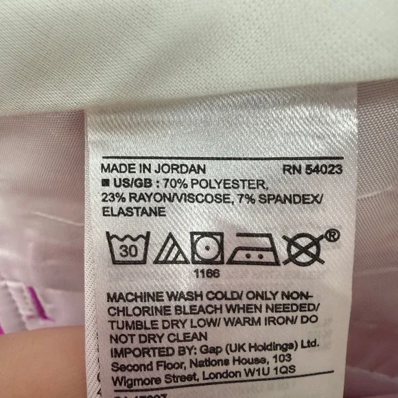 BANANA REPUBLIC RYAN DRESS PANTS FUCHSIA NWT SIZE 16 - Picture 9 of 11